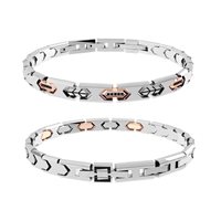 Bracciale Rosso Amante Uomo Reversibile in Acciaio Spinello UBR511AR - UBR511AR